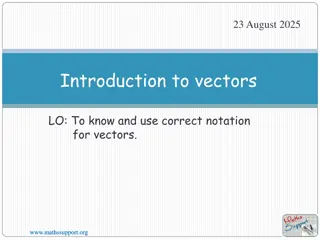 Understanding Vector Notation