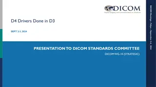 DICOM Standards Committee Presentation Overview