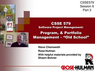 Software Project Management Program Overview