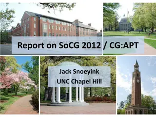 Insights from SoCG 2012: Report on APT by Jack Snoeyink
