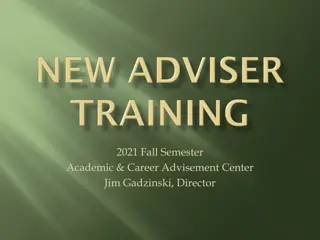 Academic & Career Advising Services Overview