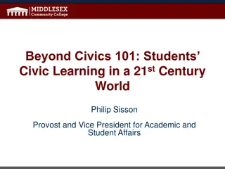 Civic Learning Leadership at Middlesex Community College