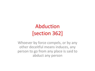 Understanding Abduction Laws Section 362