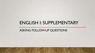 Mastering Follow-up Questions in English