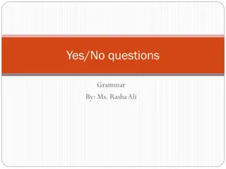 Mastering Yes/No Questions in English