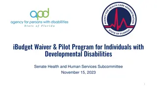 iBudget Waiver Program Overview