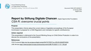 Child Online Protection: CSA Regulation Update and Age Assurance Discussion