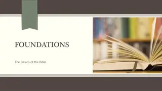 Understanding the Basics of Scripture