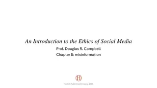 Ethics of Social Media Misinformation