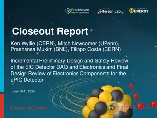 Incremental Preliminary Design and Safety Review of EIC Detector DAQ