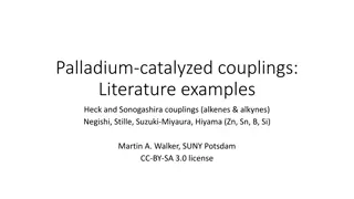 Palladium-Catalyzed Couplings Literature Examples