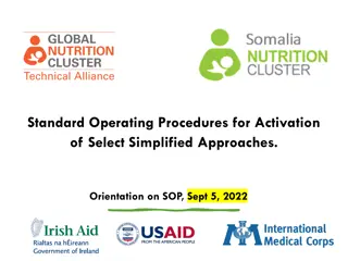 Activation of Simplified Approaches for Child Wasting Treatment