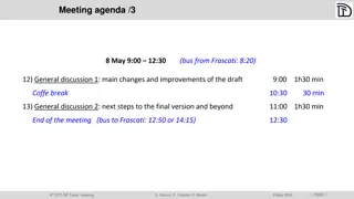 Finalising DTT-RP Draft for Publication