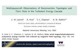 Observations of Reconnection Topologies in Turbulent Energy Cascade