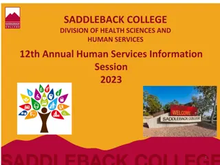 Saddleback College Human Services Program Overview