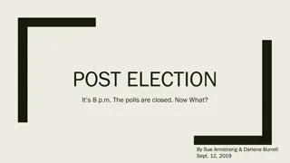 Post-Election Procedures: Security and Storage Guidelines