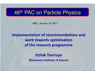 Particle Physics Research Program Highlights