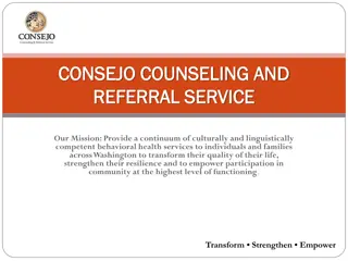 Consejo Counseling & Referral Services in Washington