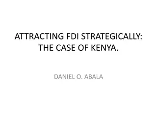 Attracting FDI Strategically in Kenya
