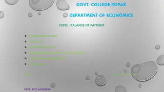 Understanding Balance of Payments: Introduction, Definition, Components