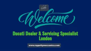 Ducati Dealer And Servicing Specialist London At Ray Petty Meccanica