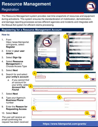 Real-Time Resource Management System Overview