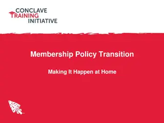 Implementing Updated Membership Policy for Lodge Programs