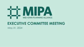 Executive Committee Meeting - May 31, 2024 Agenda