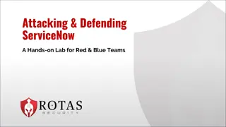 Hands-on Lab for ServiceNow Red & Blue Teams