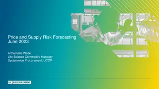 Supply Chain Risk Forecasting & Construction Cost Index Overview