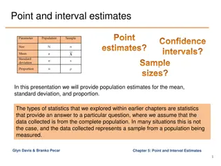 Estimating Population Parameters