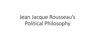 Understanding Jean Jacques Rousseau's Political Philosophy