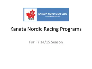 Nordic Ski Club Racing Programs for the Active Athlete