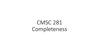 Completeness in C.E. Languages