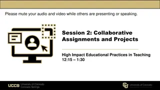High-Impact Educational Practices in Teaching