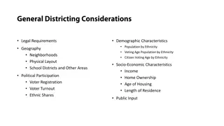 Community Engagement Strategies and District Redistricting Process