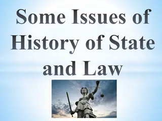 Evolution of State and Law: Origins and Development