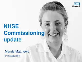 Immunoglobulin Commissioning Update