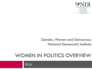Women in Politics Overview: Importance and Challenges