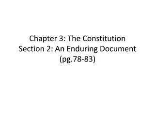 Constitution Amendments Process Overview