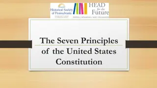 Principles of the United States Constitution