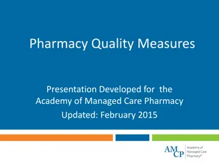 Understanding Pharmacy Quality Measures