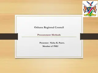Regional Council Procurement Methods Overview