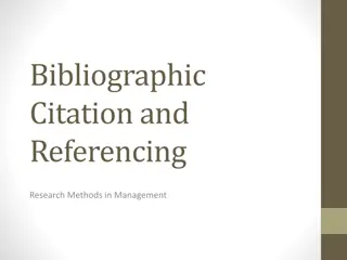 Effective Management of Academic Integrity: Citation and Referencing Guidelines