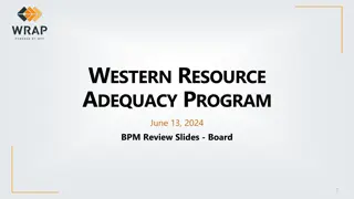 Resource Adequacy Program June 13, 2024 Review