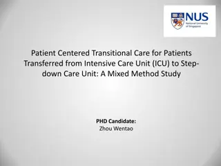 Transitional Care for ICU Patients: Enhancing Continuity