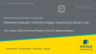 Retirement Investment Strategies: Key Insights & Decision Rules