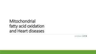Fatty Acid Oxidation and Heart Diseases Insight