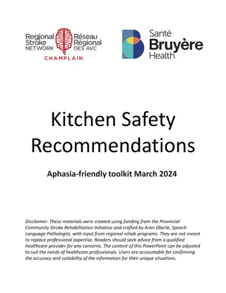 Kitchen Safety Recommendations for Home Cooking