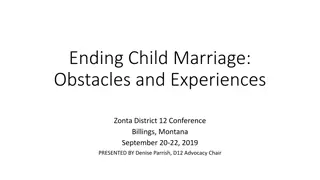 Ending Child Marriage Laws in Colorado and Montana